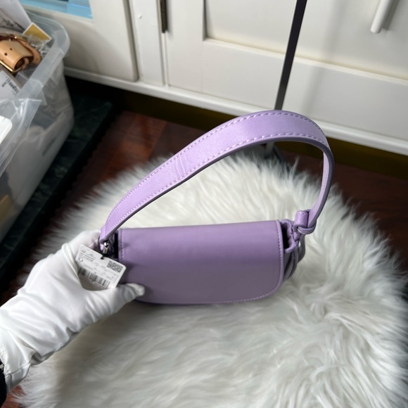 Mango Purple Niger Shoulder Bag NWT Europe - Picture 6 of 15